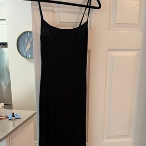 Nasty Gal Black Midi Dress
